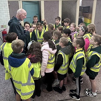 man giving a talk to the class