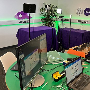 Close view of te equipment the children have used to gain science experience