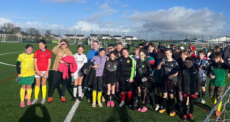 Year 6 children have enjoyed taking part in football festival in ysgol Syr Hugh Owen